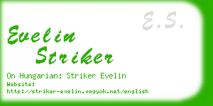 evelin striker business card